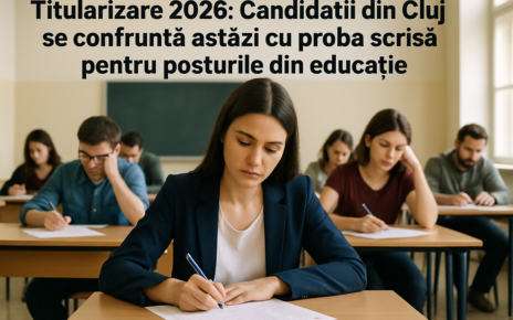 Titularizare 2026: Candidații din Cluj se confruntă astăzi cu proba scrisă pentru posturile din educație